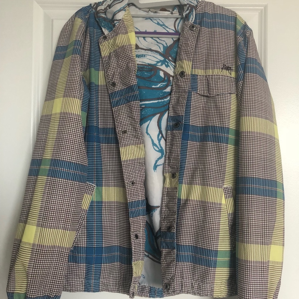 Kirra patterned rain jacket